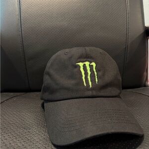 Monster Call of Duty Black Baseball Cap with Green Logo